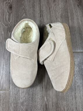 Old Friend Step In Sheepskin Tan Slippers Booties / Men’s Size 10 5E